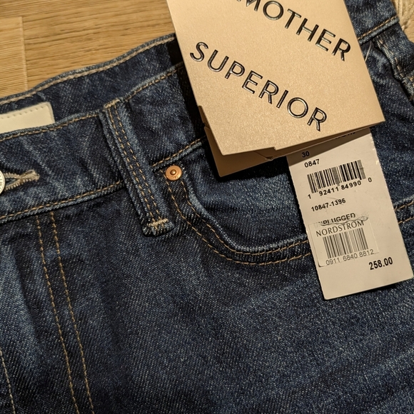 MOTHER SUPERIOR Rambler Zip Sneak sz 30 in Unplugged, a Dark Blue w/ Clean Hems - Picture 5 of 15